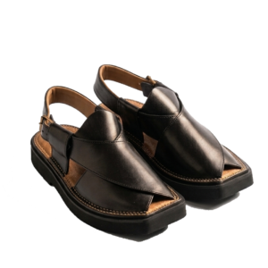 Premium Kaptaan chappal - Black