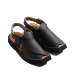 Premium Kaptaan chappal - Matt Black