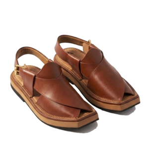 Premium Kaptaan chappal - Burgundy